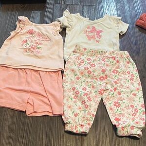 Floral Pink Kids Matching Set